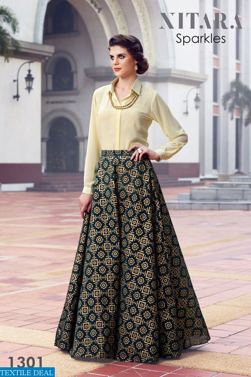 nitara sparkles Wholesale Ready made Gowns